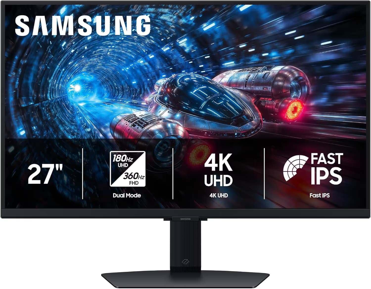 Samsung 27-inch Odyssey G70F 4K Dual Mode IPS Gaming Monitor - LS27FG706ENXZA main image
