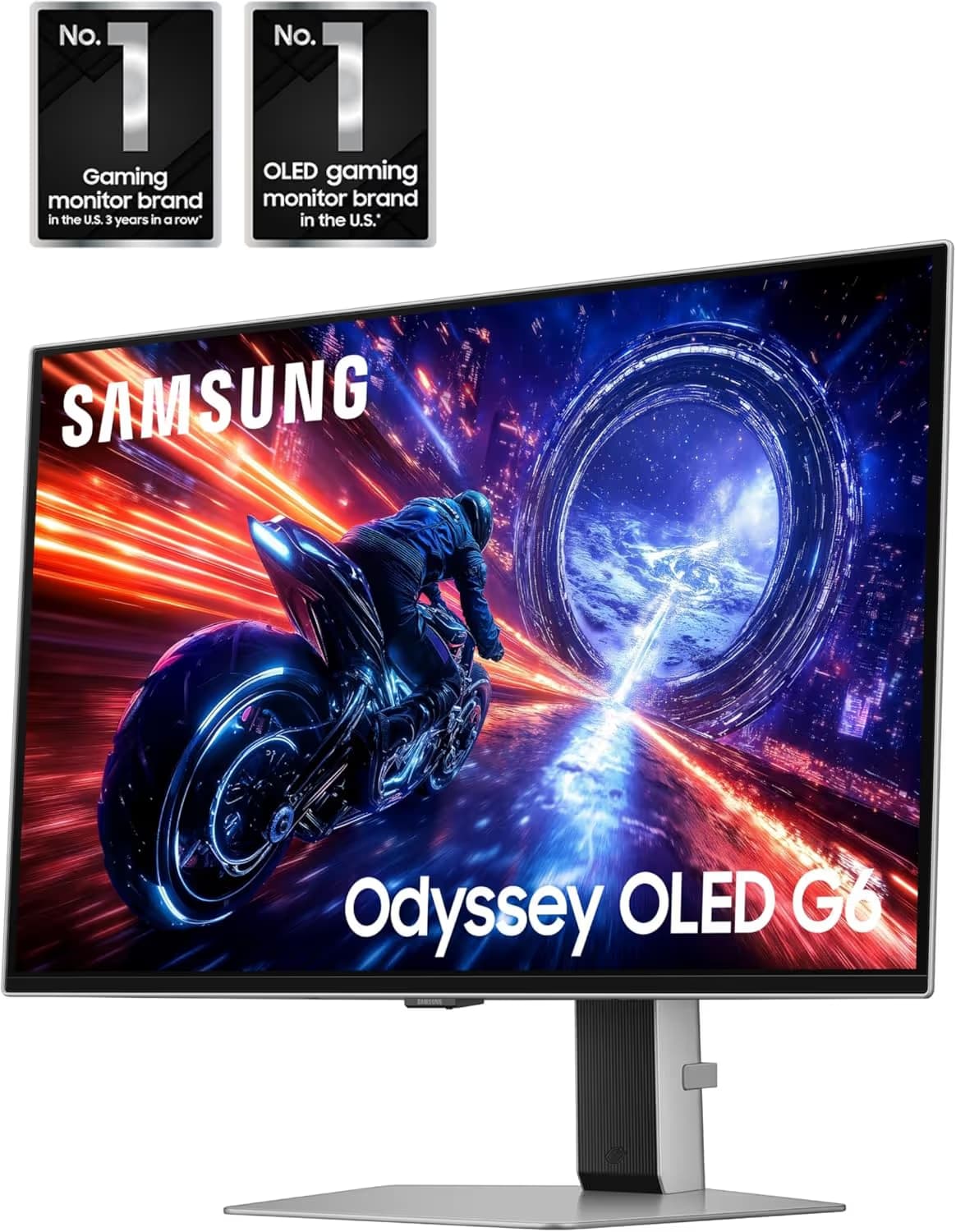Samsung 27-inch Odyssey OLED G6 G60SF QHD 500Hz Gaming Monitor (LS27FG602SNXZA) image