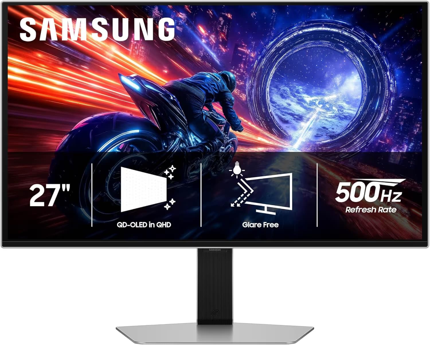 Samsung 27-inch Odyssey OLED G6 G60SF QHD 500Hz Gaming Monitor image