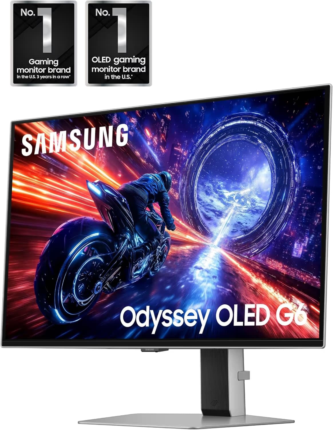 Samsung 27-inch Odyssey OLED G6 G60SF QHD 500Hz Gaming Monitor image