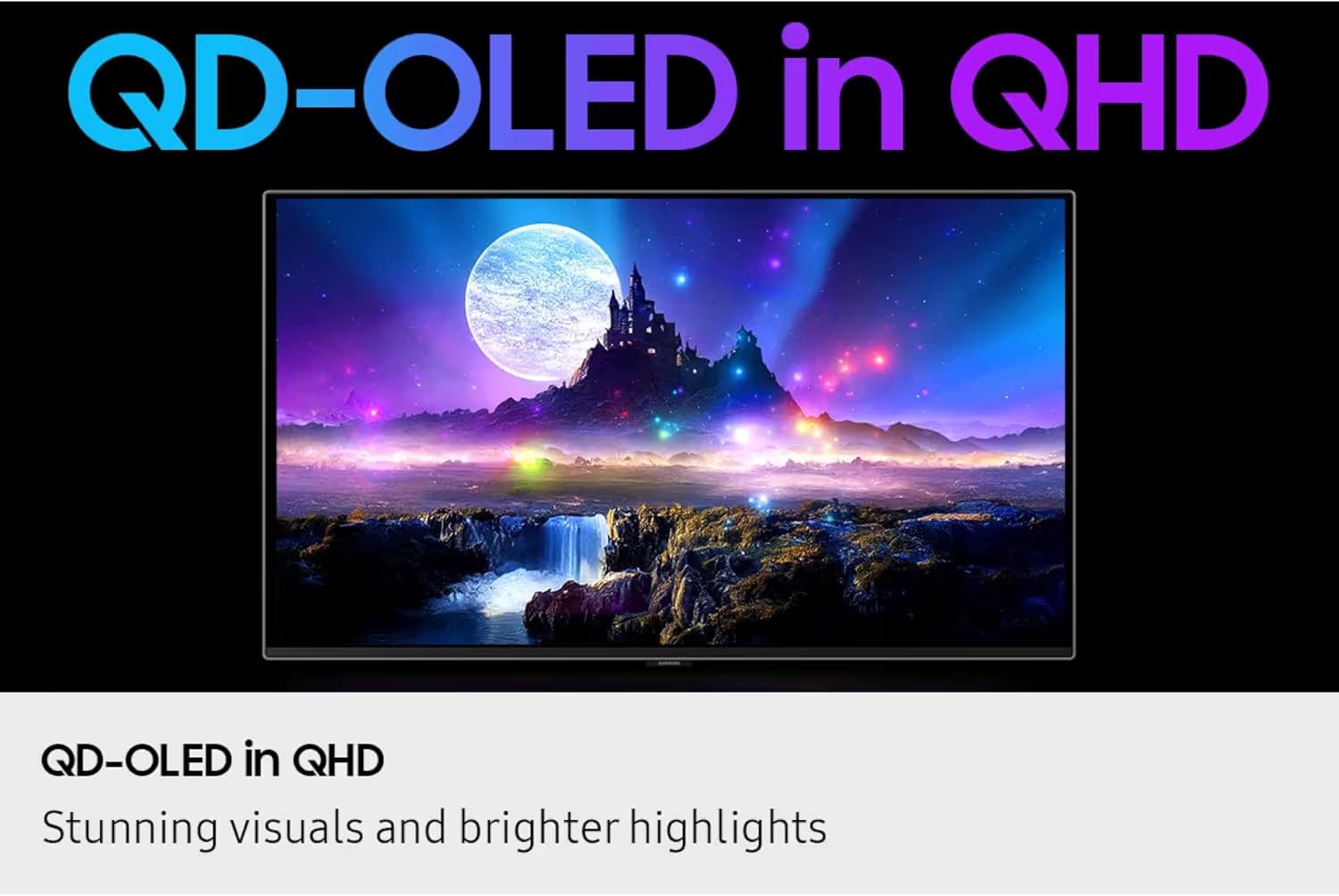 Samsung 27-inch Odyssey OLED G6 G60SF QHD 500Hz Gaming Monitor image