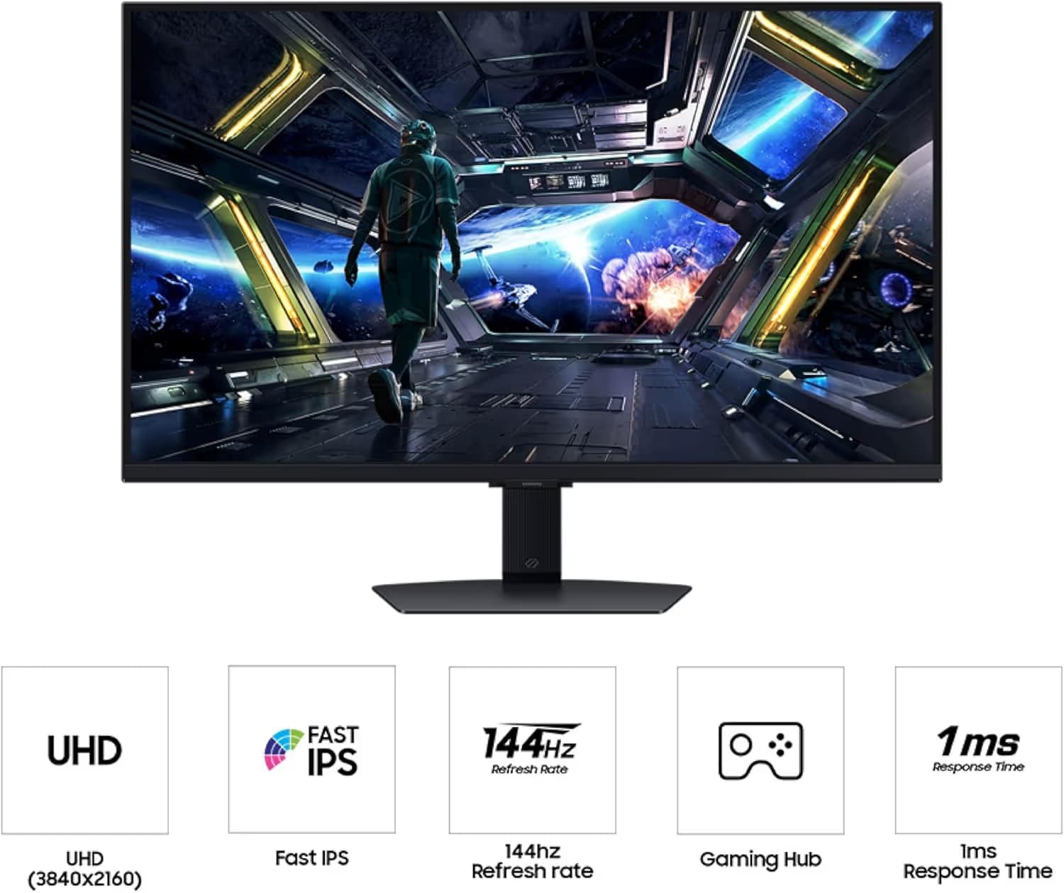 Samsung 32-inch Odyssey G7 G70D 4K UHD Gaming Monitor image
