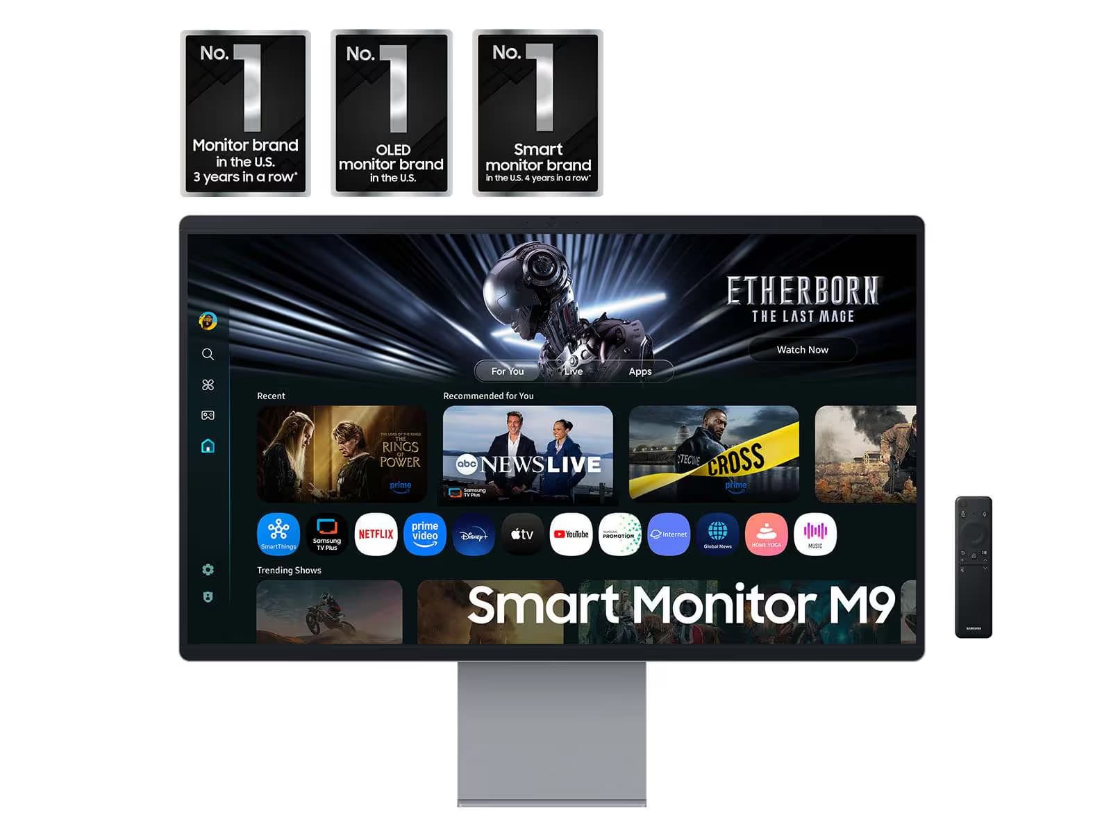 Samsung 32-inch Smart Monitor M9 M90SF 4K OLED (LS32FM902SNXZA) image