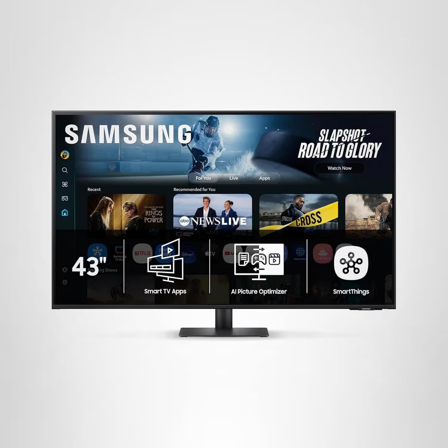 Samsung M7 M70F 43-inch 4K UHD Smart AI Monitor - Black main image