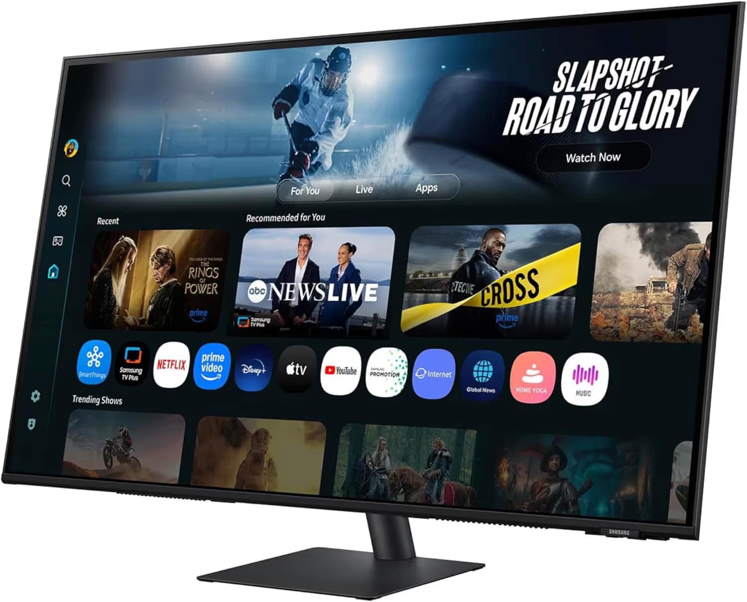 Samsung M7 M70F 43-inch 4K UHD Smart AI Monitor - Black image