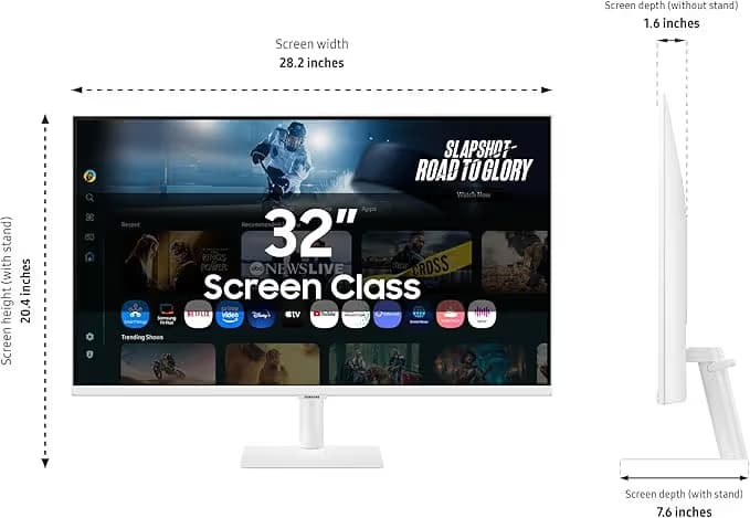 Samsung M7 M70F 43 inch 4K UHD Smart AI Monitor image