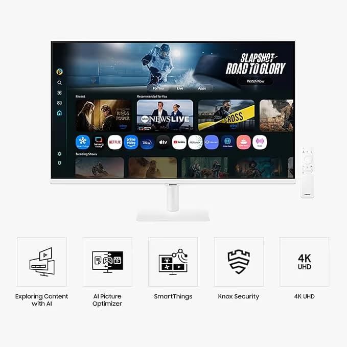 Samsung M7 M70F 43 inch 4K UHD Smart AI Monitor image