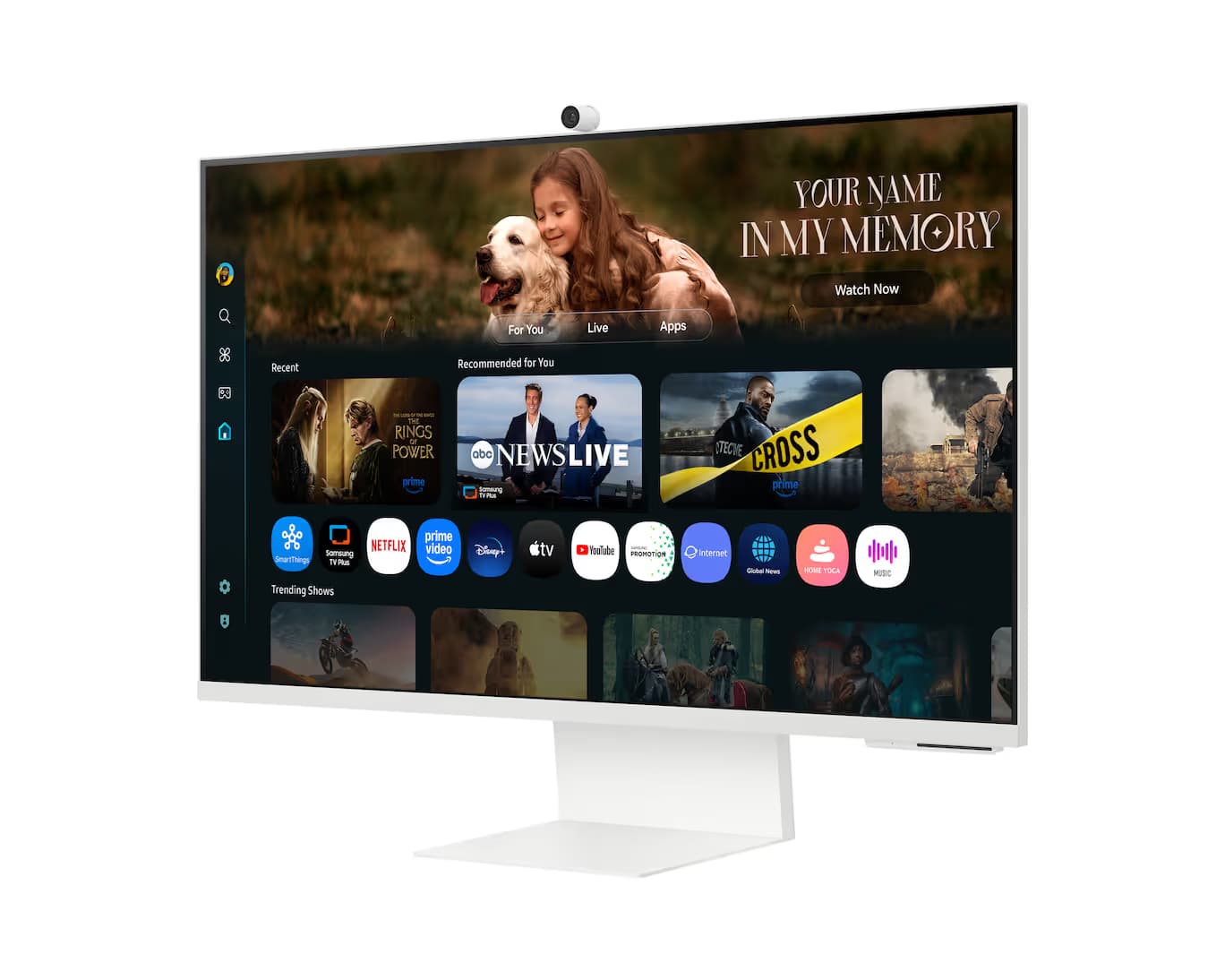 Samsung M8 M80F 32-inch Smart AI Monitor 4K UHD - White image