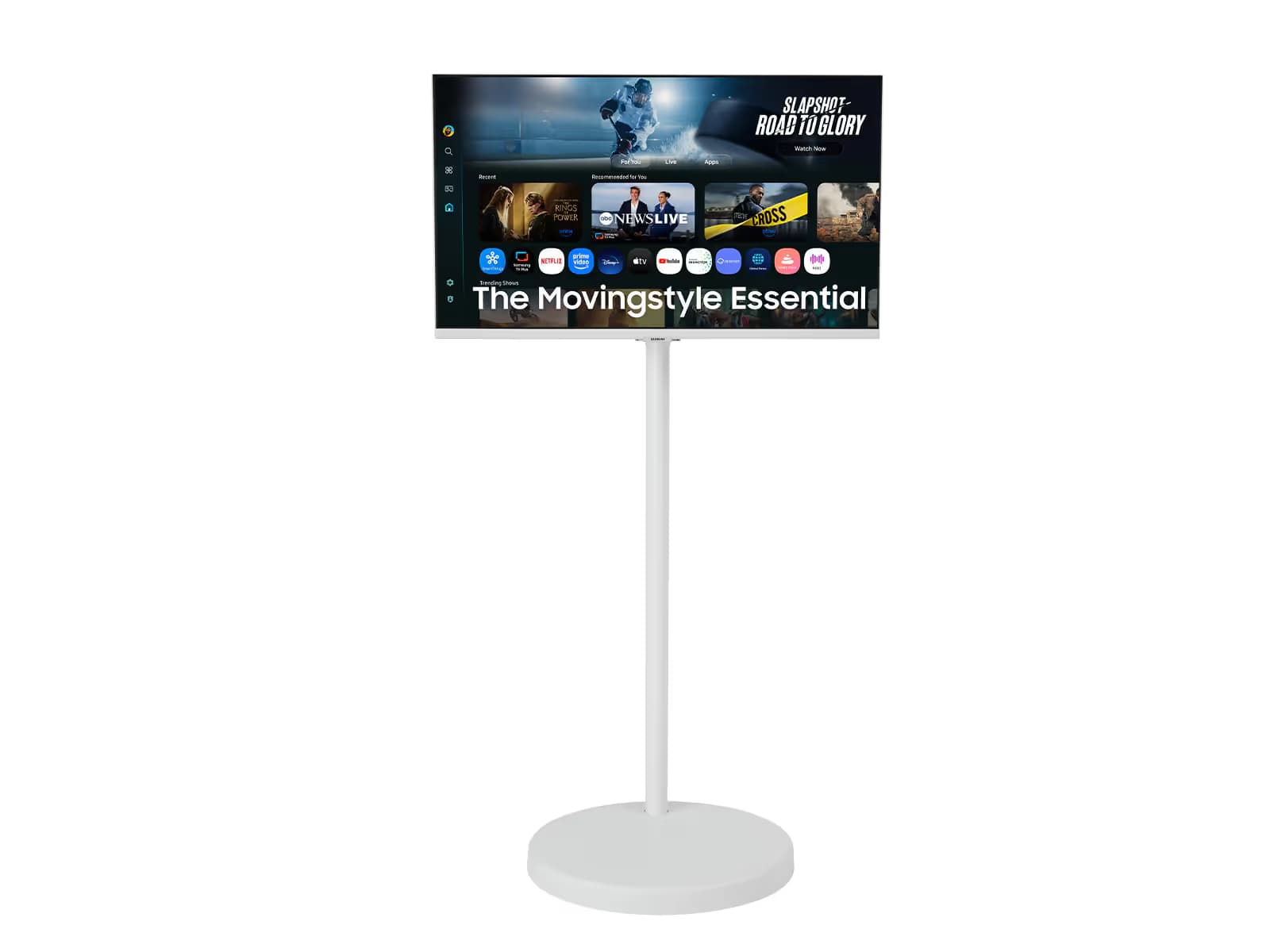 Samsung Movingstyle M7 32-inch 4K Smart Monitor with Adjustable Rolling Stand image
