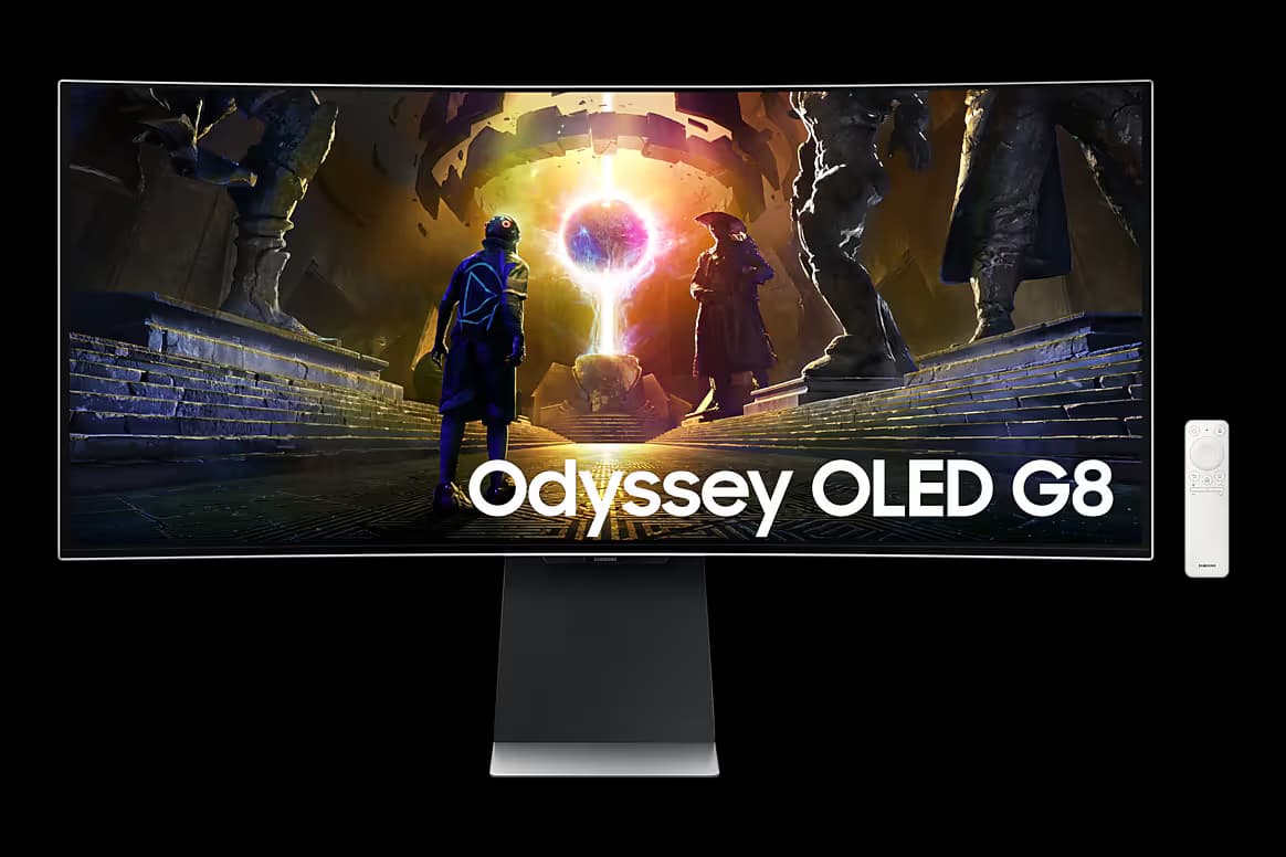 Samsung Odyssey OLED G8 34-inch G85SD Ultra WQHD 175Hz Curved Gaming Monitor image