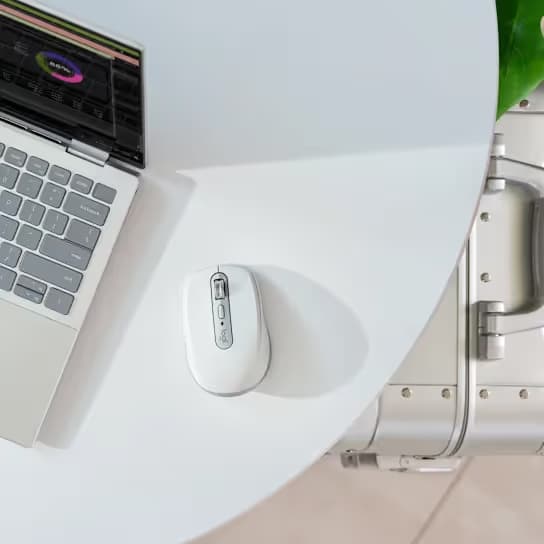 Logitech MX Anywhere 3S Wireless Bluetooth Mouse - Pale Grey image