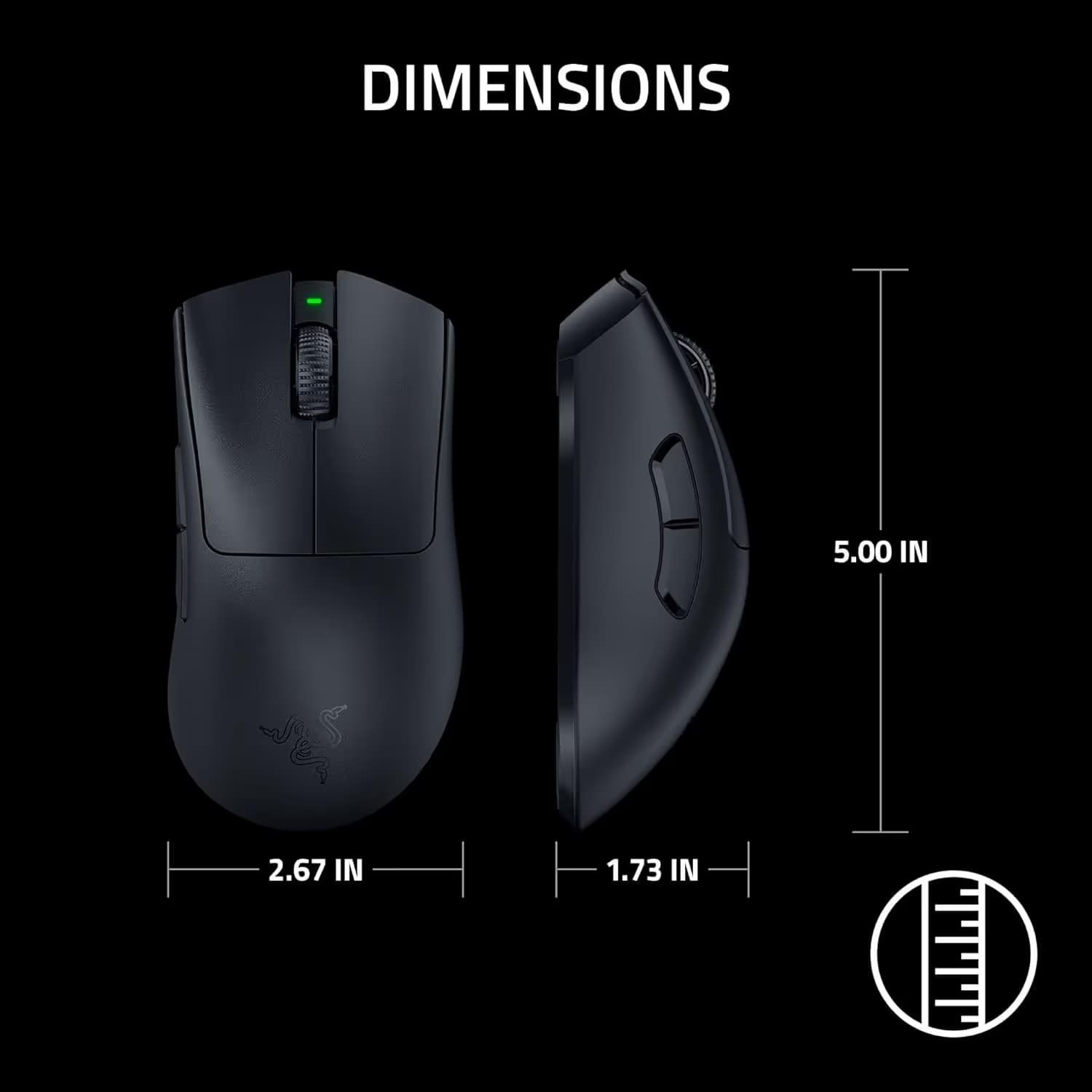 Razer DeathAdder V3 Pro Wireless Gaming Mouse - Black image