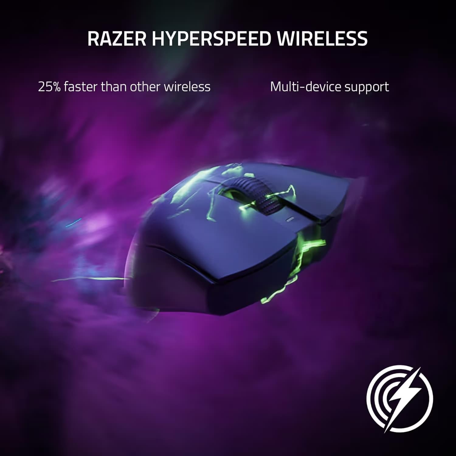 Razer DeathAdder V3 Pro Wireless Gaming Mouse - Black image