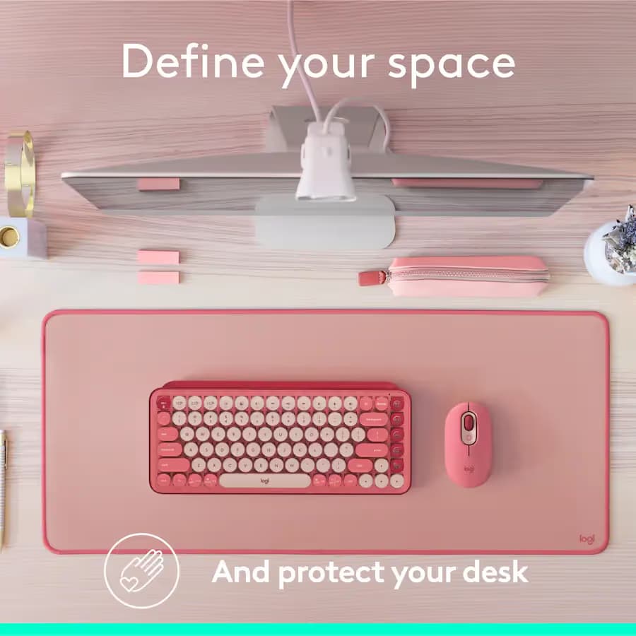 Logitech Desk Mat Studio Series - Darker Rose image