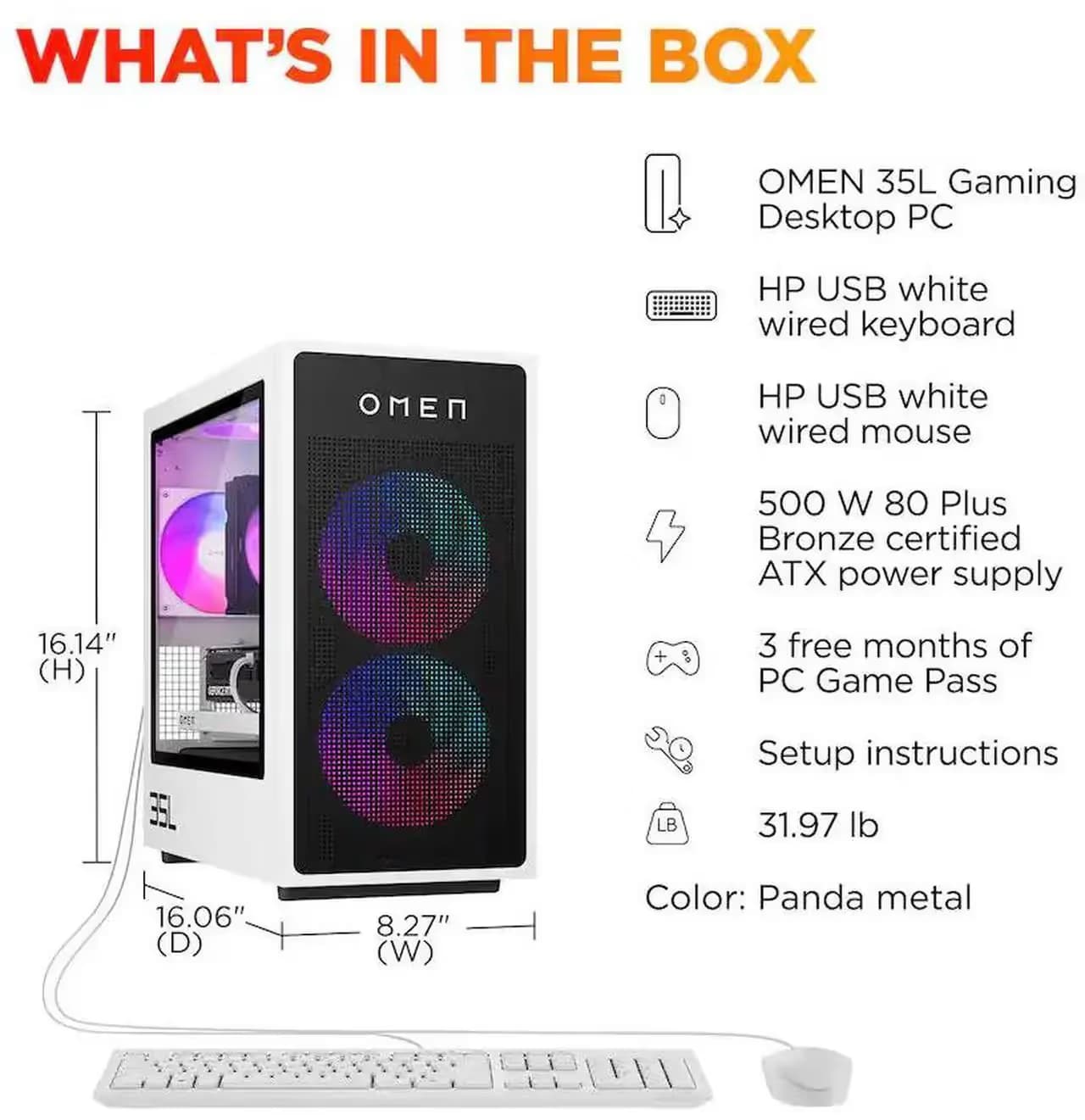 HP OMEN 35L Gaming Desktop GT16-0314 image