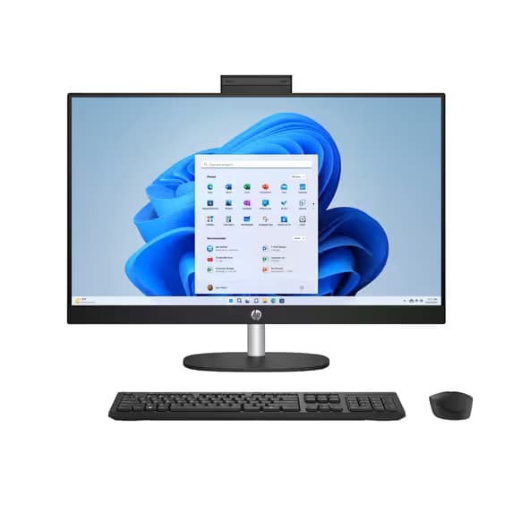 HP 27-inch Touch-Screen All-in-One Desktop, Jet Black (27-cr0054 / 7G9S2AA#ABA) image