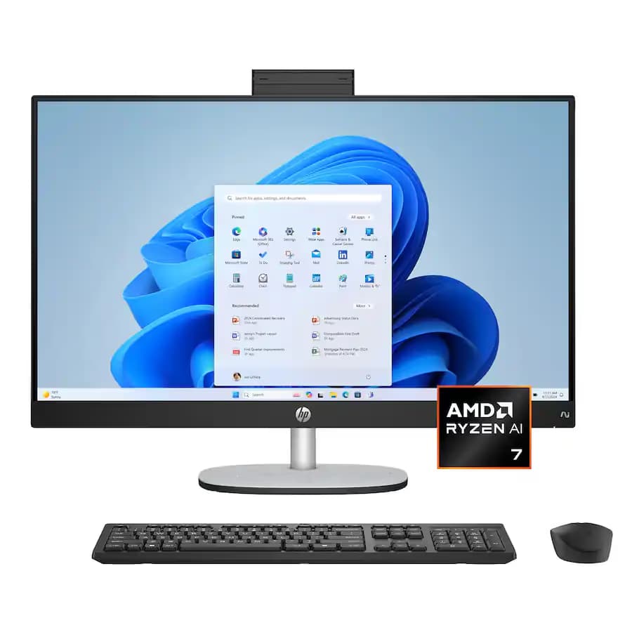 HP Copilot+ PC 27-inch Touch-Screen All-in-One 27-ct2054 - Jet Black image