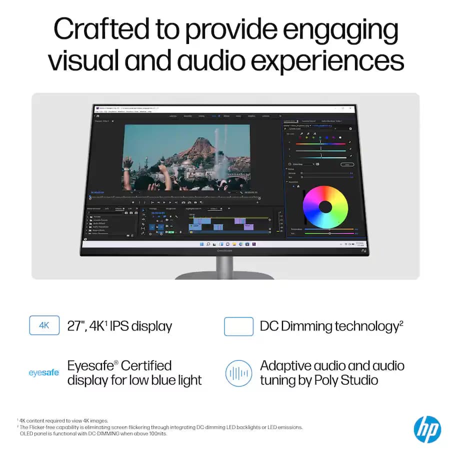 HP OmniStudio X Copilot+ PC 27 inch 4K UHD All-in-One - 27-CS1014 image