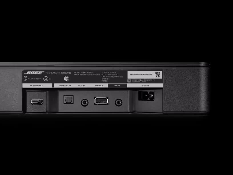 Bose TV Speaker Bluetooth Soundbar - Black image