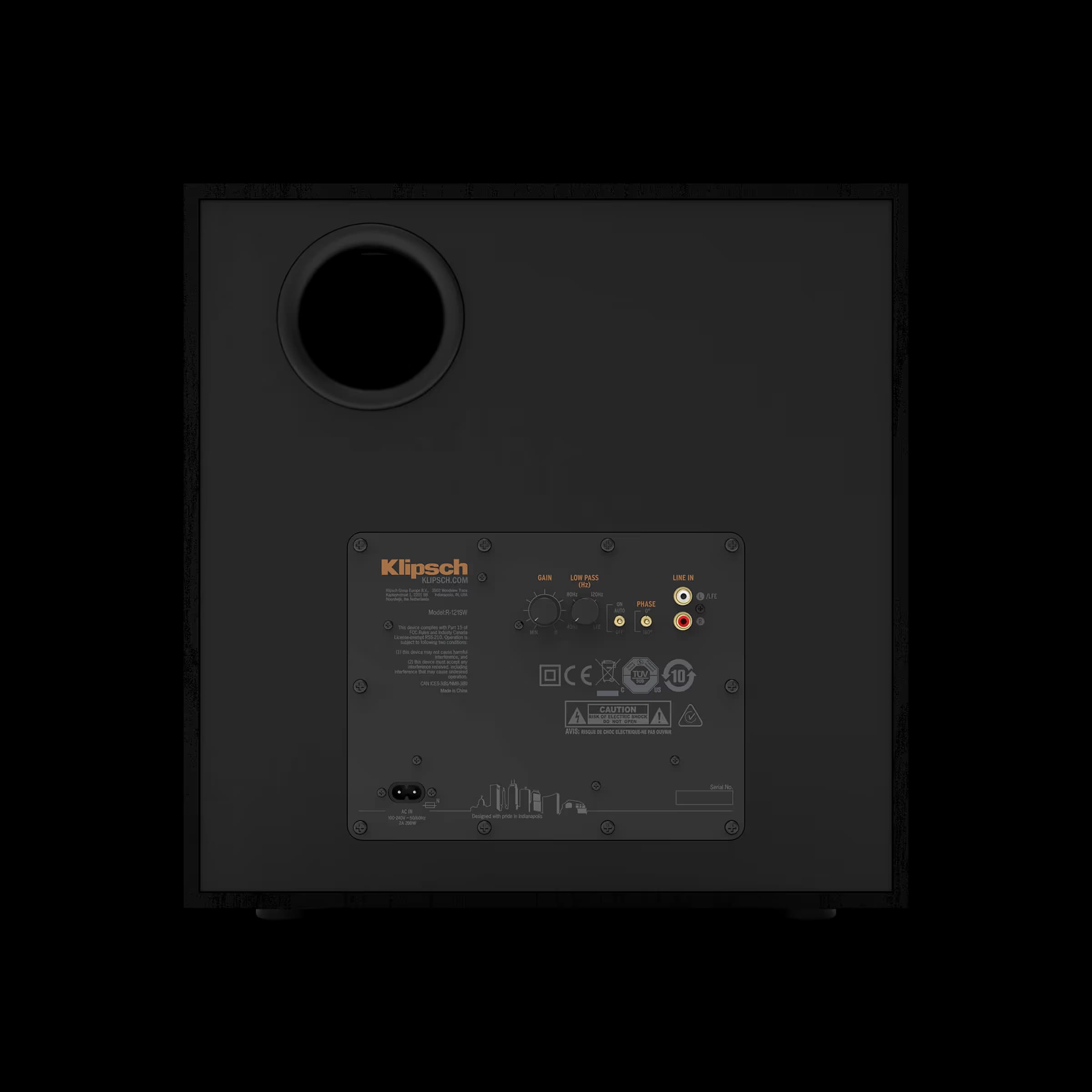 Klipsch R-121SW Reference Series 12-inch Powered Subwoofer image