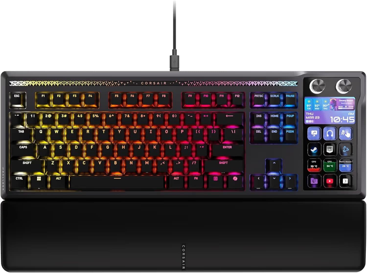 CORSAIR GALLEON 100 SD Stream Deck-Integrated Mechanical Keyboard main image