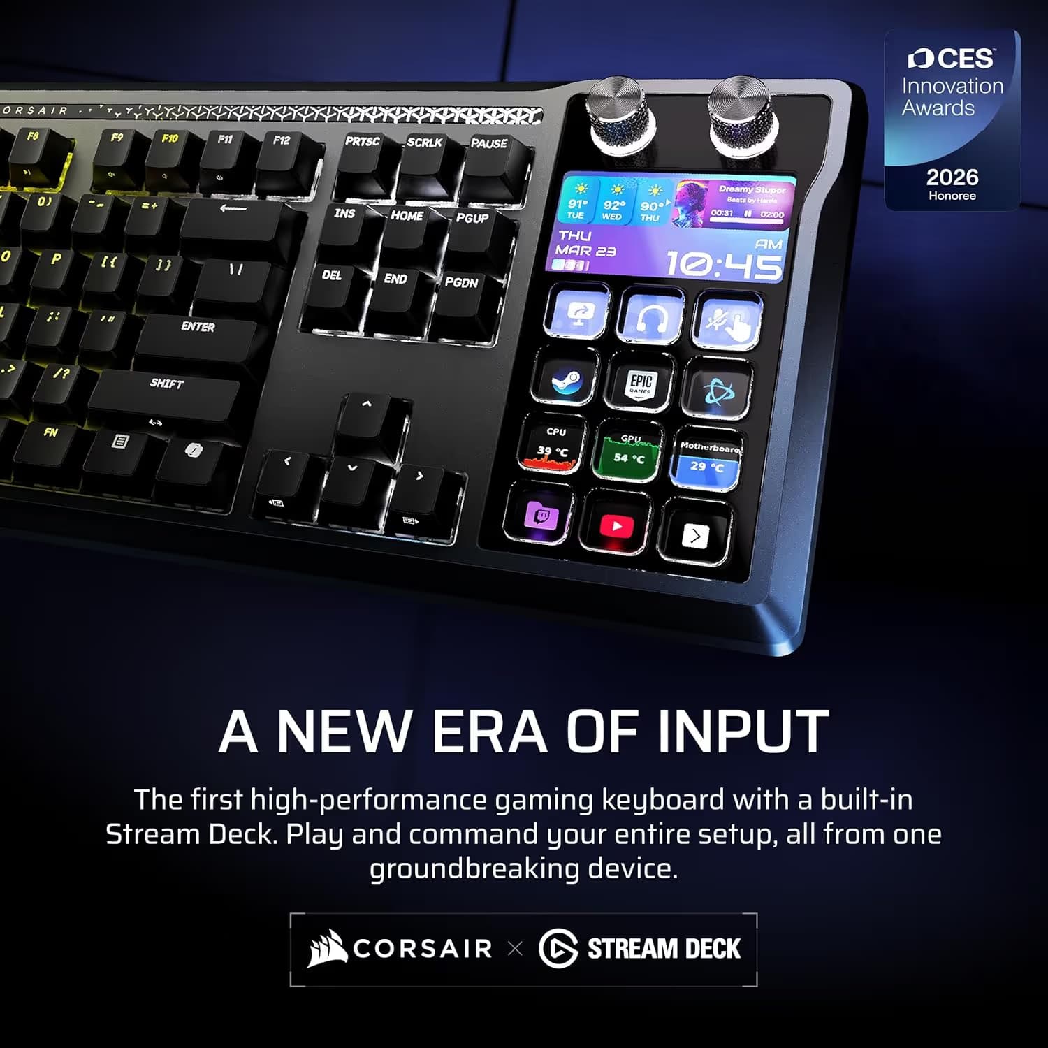 CORSAIR GALLEON 100 SD Stream Deck-Integrated Mechanical Keyboard image