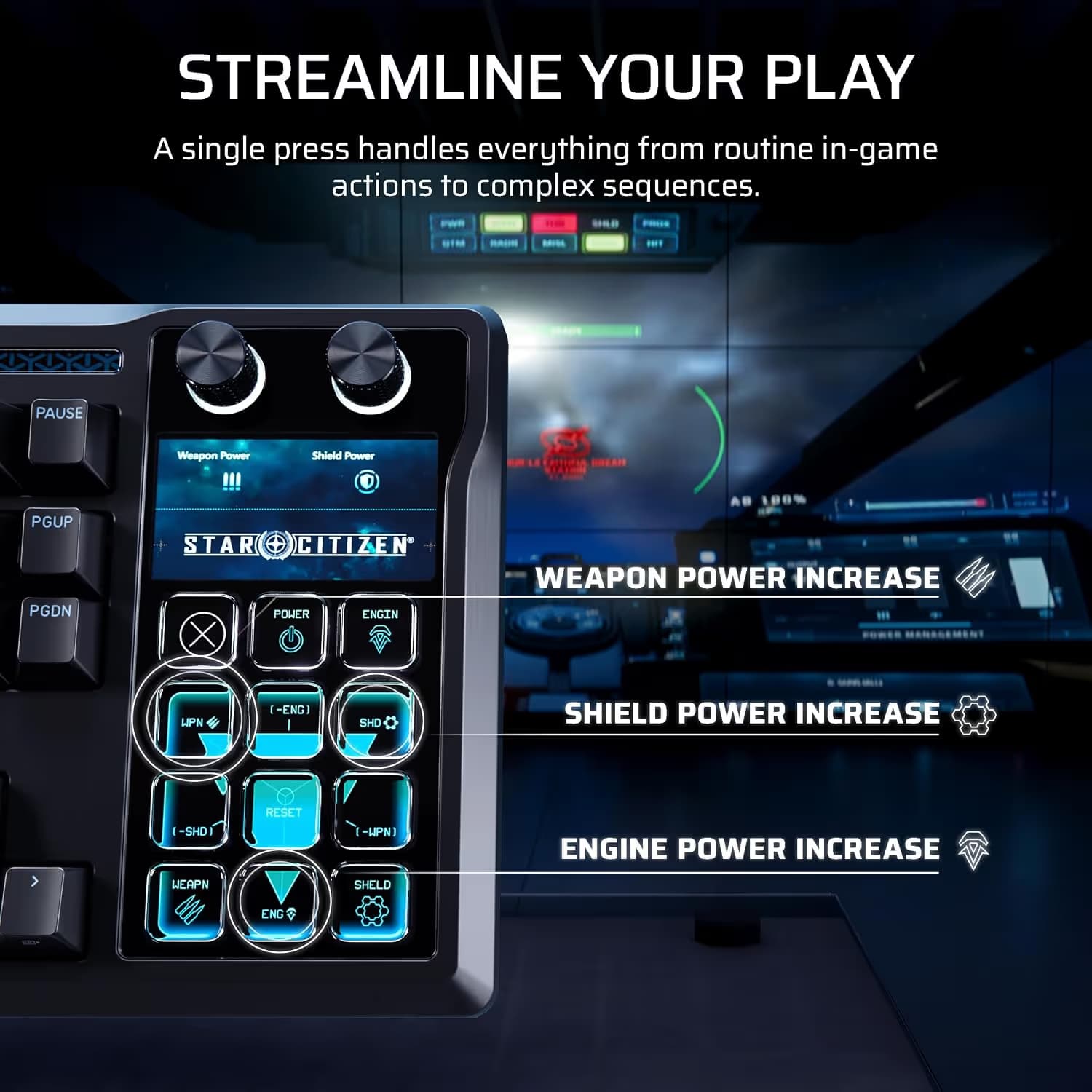 CORSAIR GALLEON 100 SD Stream Deck-Integrated Mechanical Keyboard image