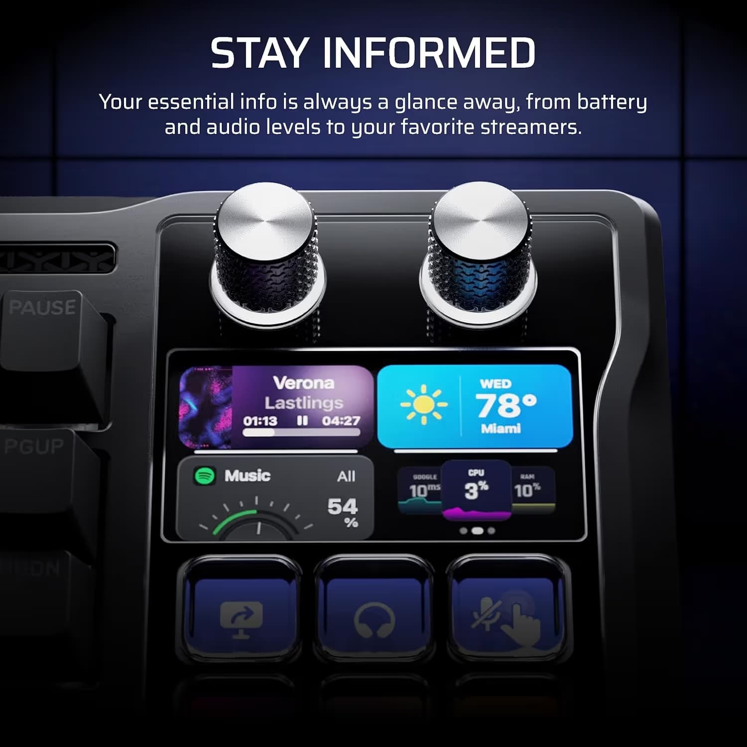 CORSAIR GALLEON 100 SD Stream Deck-Integrated Mechanical Keyboard image