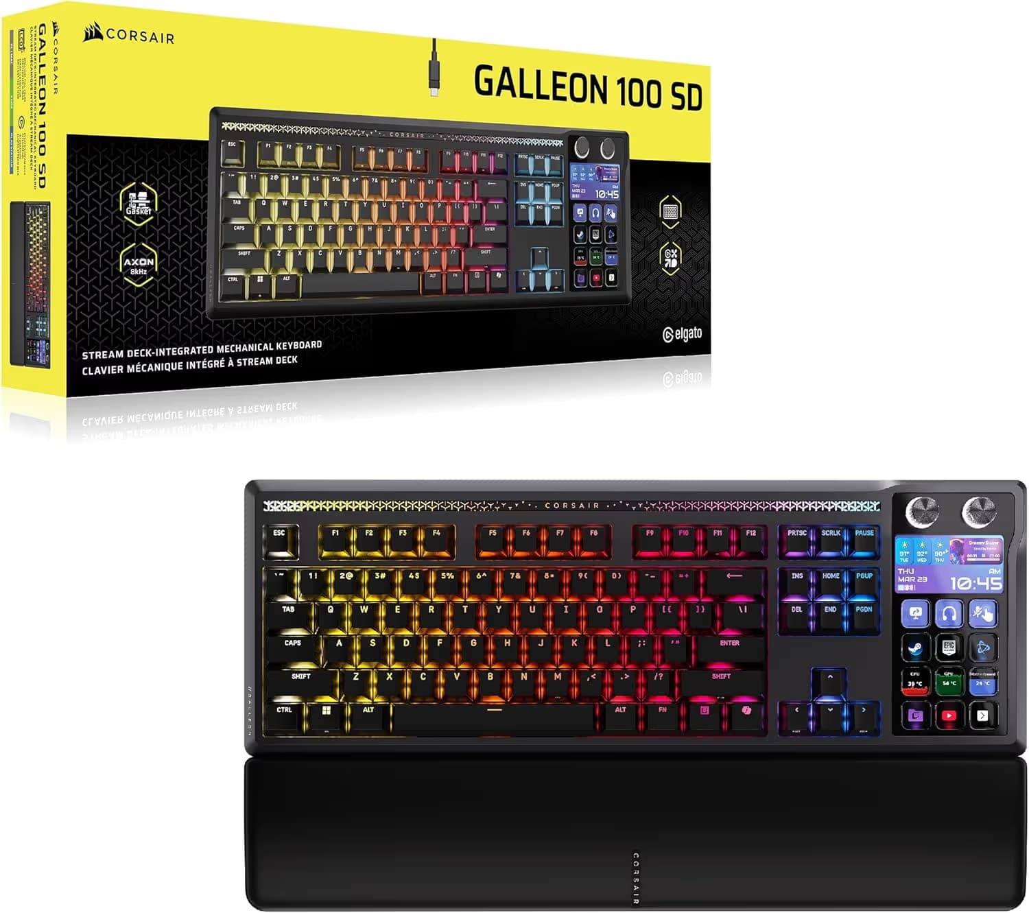 CORSAIR GALLEON 100 SD Stream Deck-Integrated Mechanical Keyboard image