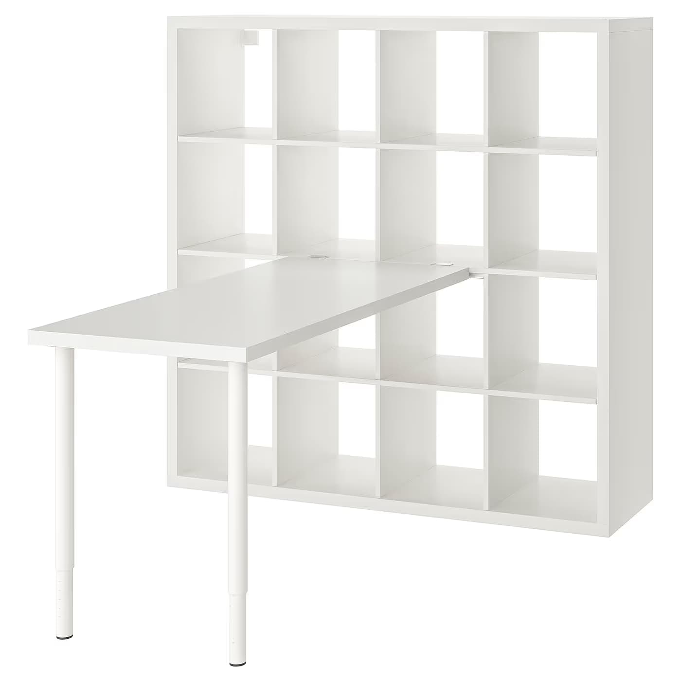 IKEA KALLAX / LAGKAPTEN Workstation 57 7/8x62 5/8x57 5/8 " image