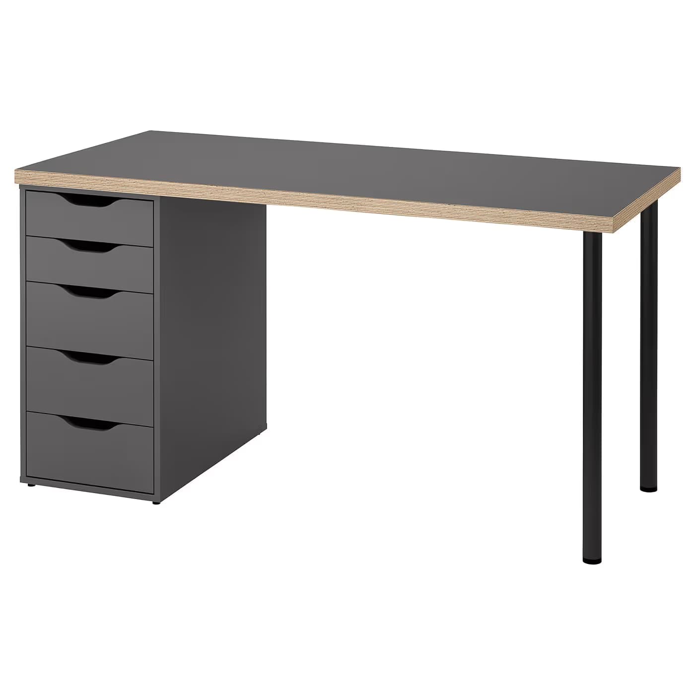IKEA LAGKAPTEN / ALEX Desk 55 1/8x23 5/8 " image