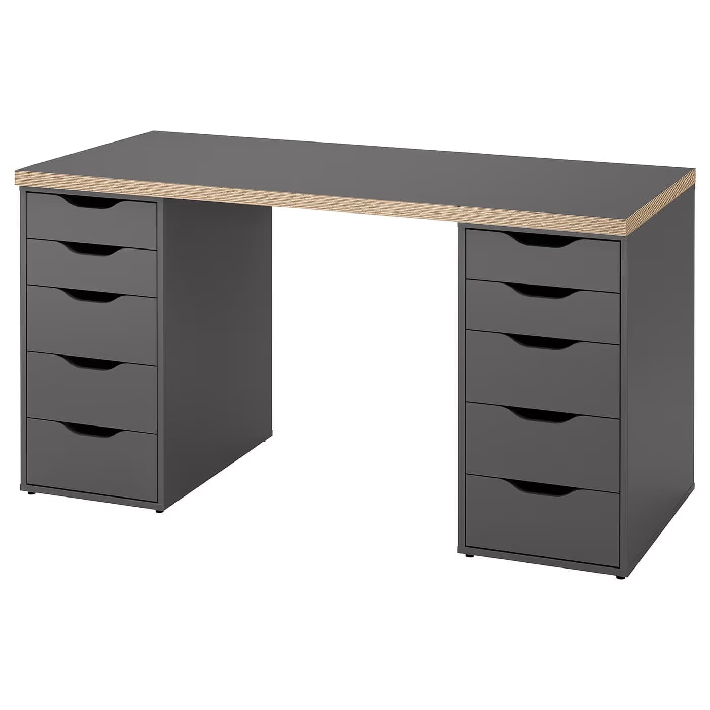 IKEA LAGKAPTEN / ALEX Desk 55 1/8x23 5/8 " image