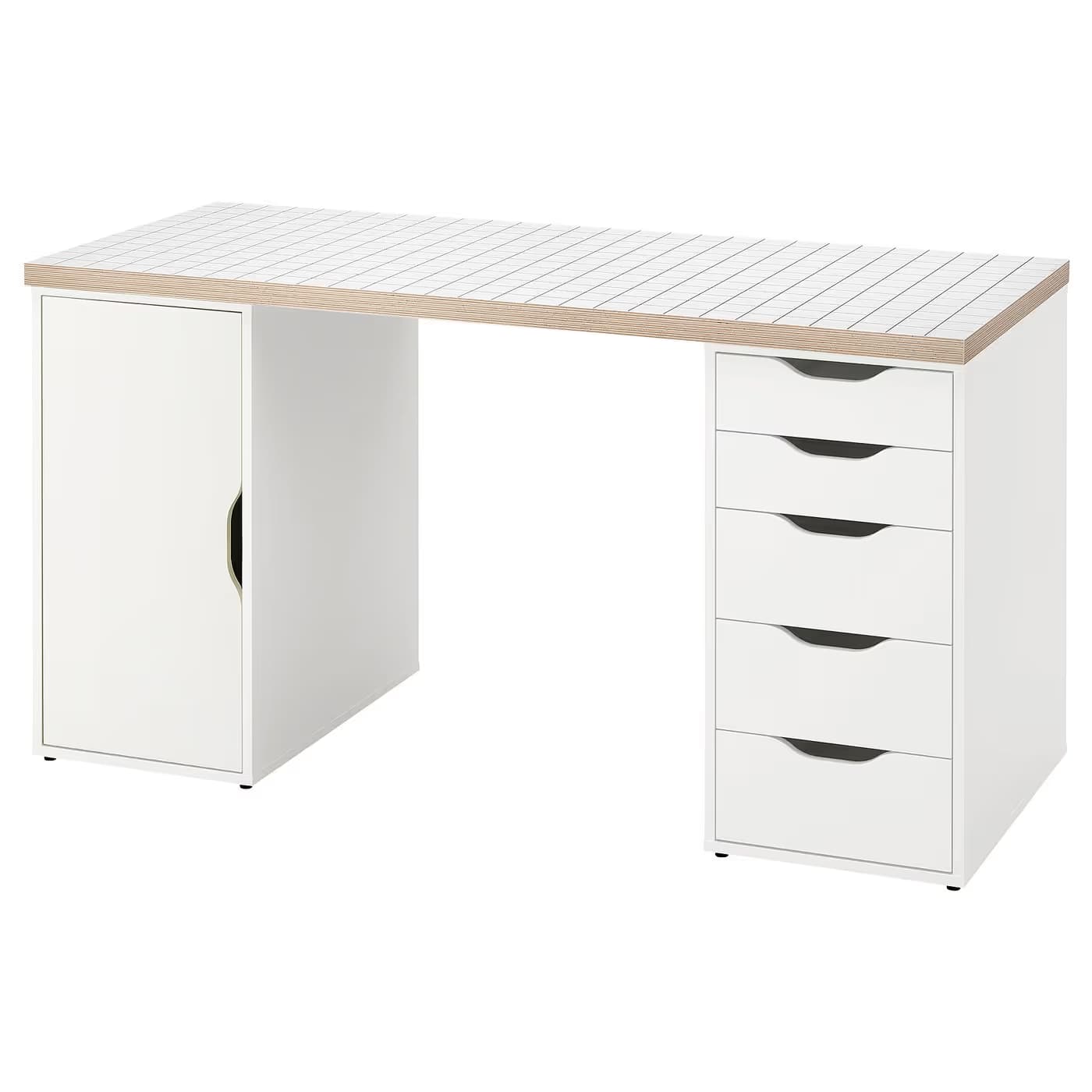 IKEA LAGKAPTEN / ALEX Desk 55 1/8x23 5/8 " main image