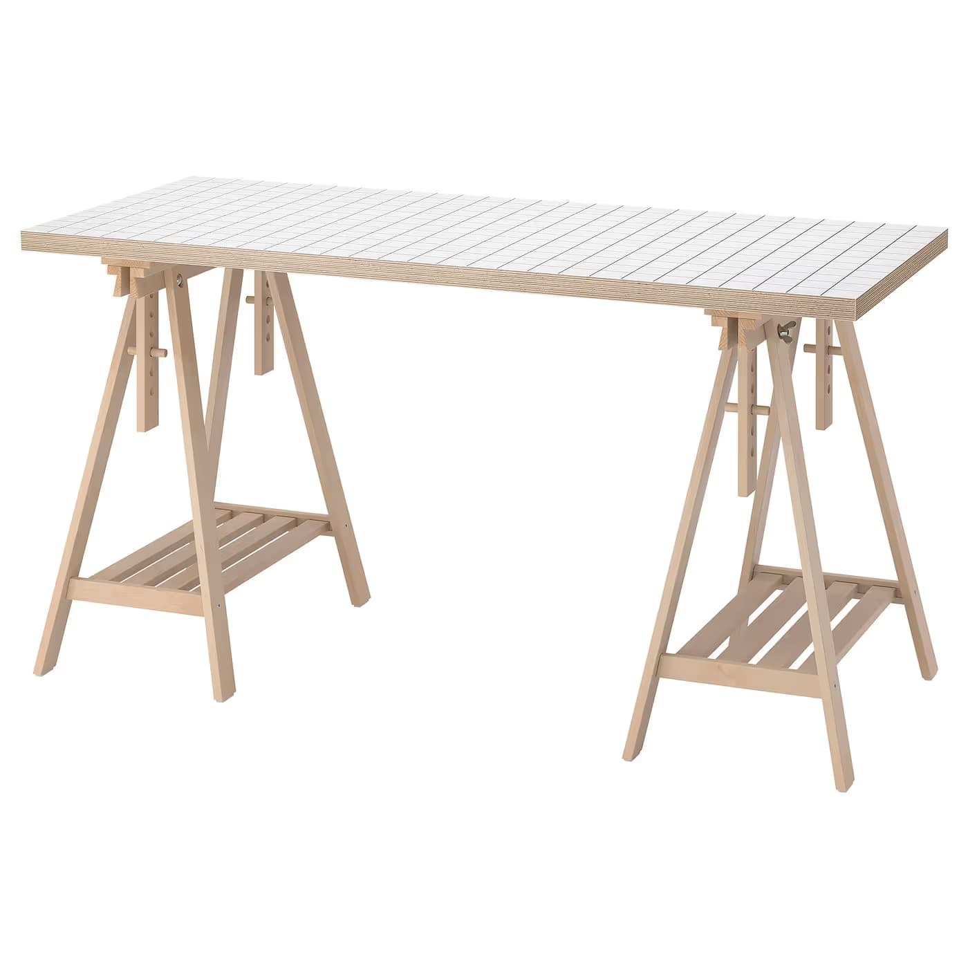 IKEA LAGKAPTEN / MITTBACK Desk 55 1/8x23 5/8 " image