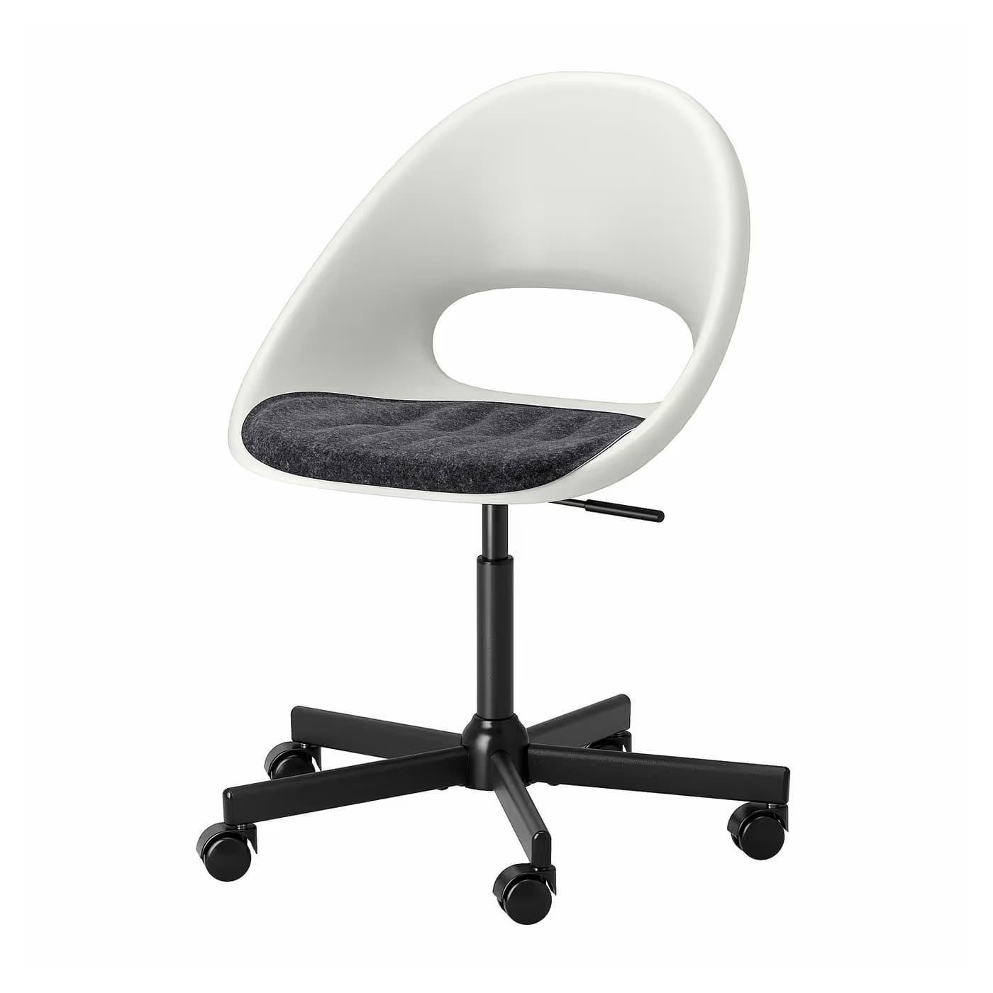 IKEA LOBERGET / MALSKÄR swivel chair + pad Computer chair 26 3/8 \ image