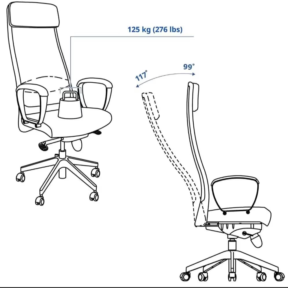 IKEA MARKUS Office chair 23 5/8 \ image