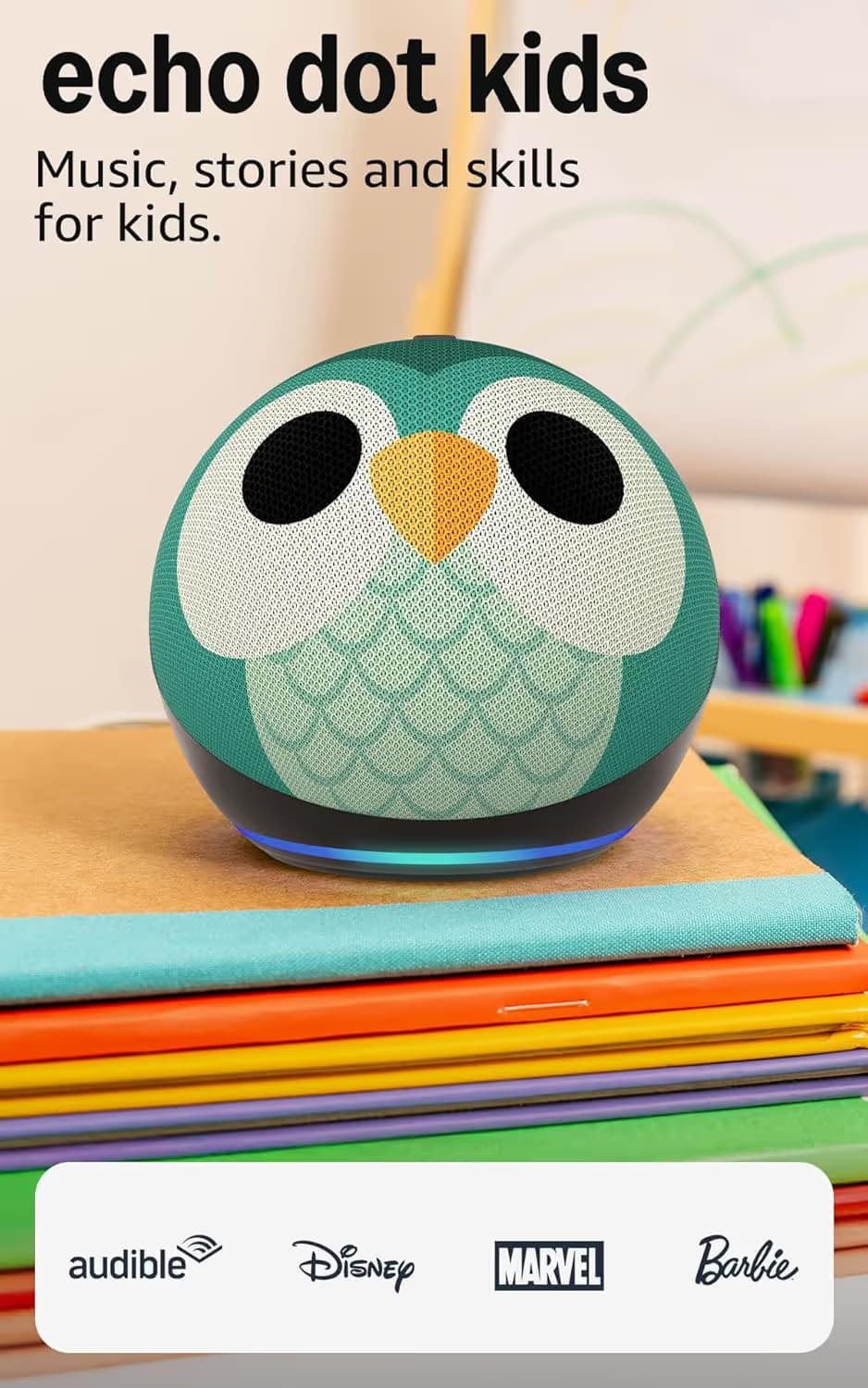 Amazon Echo Dot Kids Owl design image