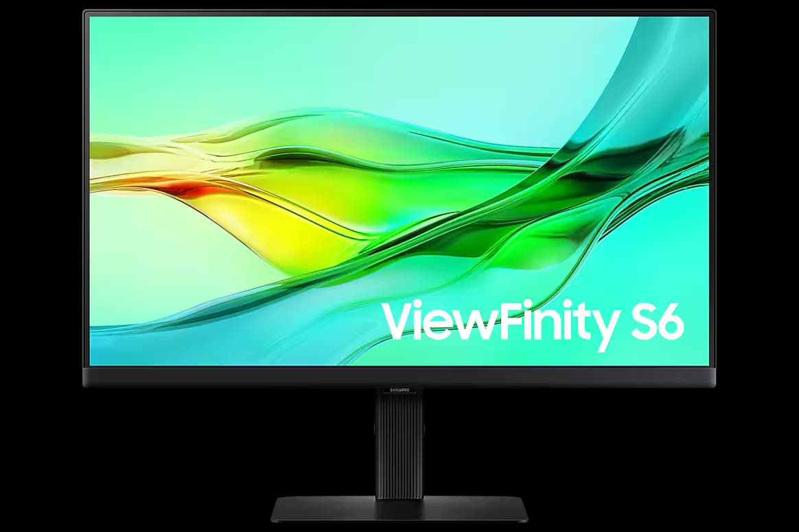 Samsung 24-Inch QHD ViewFinity S6 S60D Monitor image