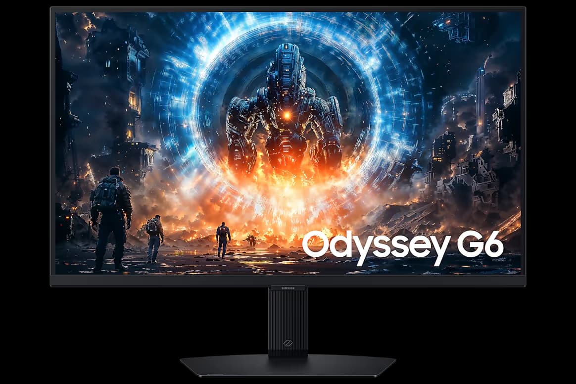 Samsung 27 inch QHD 350Hz Odyssey G6 G60F Gaming Monitor image