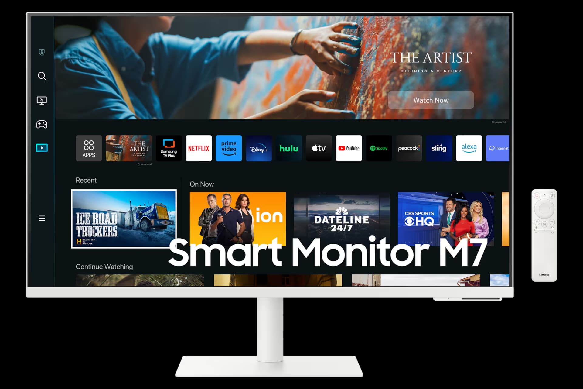 Samsung 27" M70C Smart Monitor 4K UHD with Streaming TV USB-C and Ergonomic Stand main image