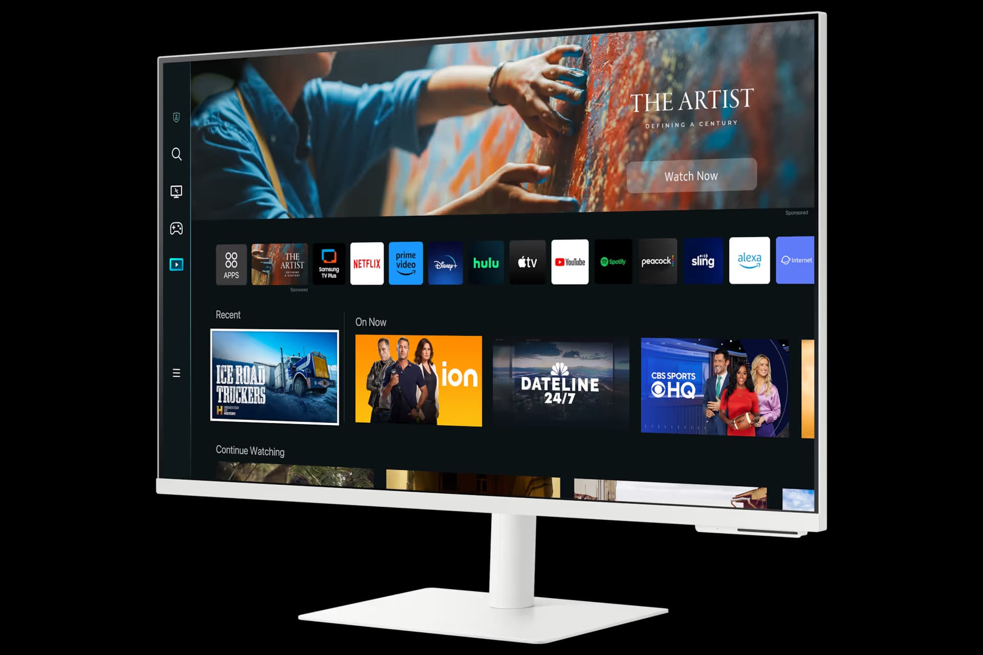 Samsung 27" M70C Smart Monitor 4K UHD with Streaming TV USB-C and Ergonomic Stand image
