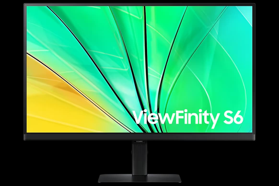 Samsung 27-Inch QHD ViewFinity S6 S60D Monitor image