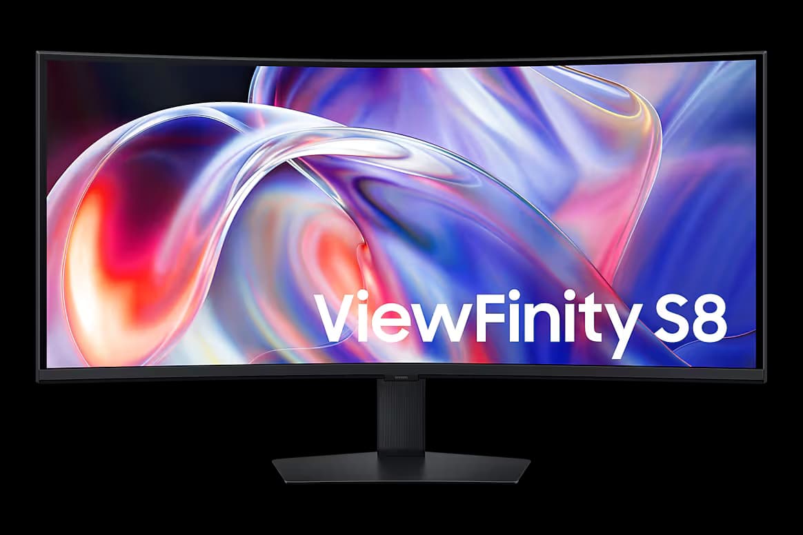 Samsung 40 Inch ViewFinity S8 S85TH 5K2K Curved Monitor main image