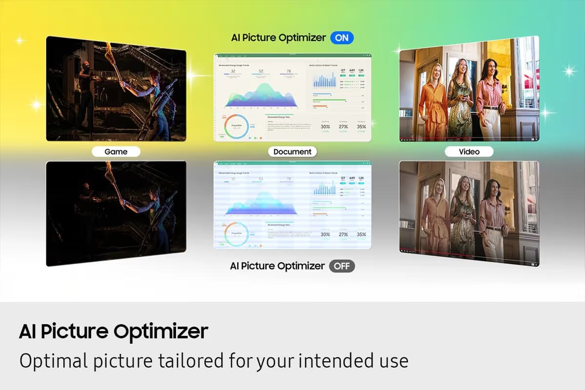 Samsung M7 M70F 32" 4K UHD Smart AI Monitor in White image