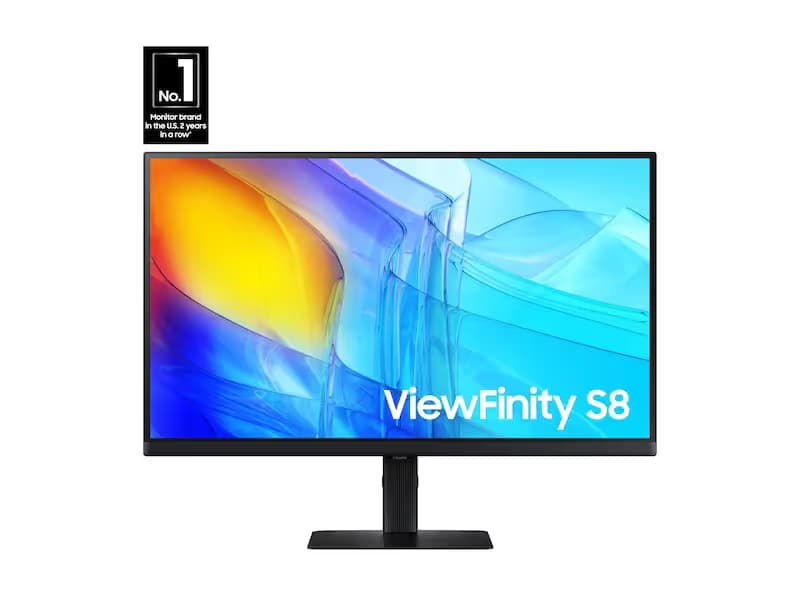 Samsung ViewFinity S8 S80D 32" 4K UHD High Resolution Monitor image