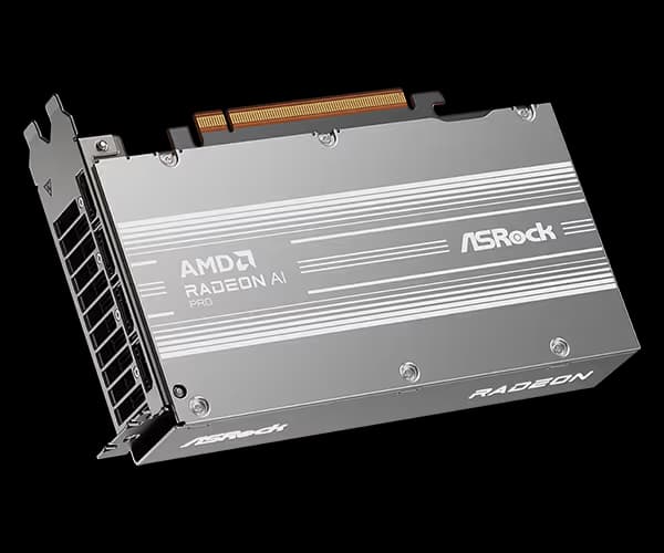 ASRock AMD Radeon AI PRO R9700S Passive 32GB image