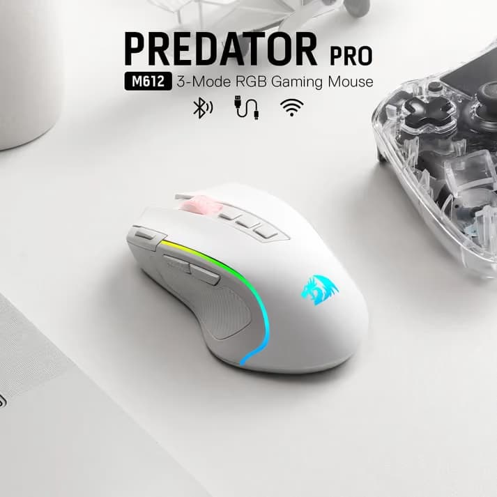 Redragon M612 Predator Pro White image