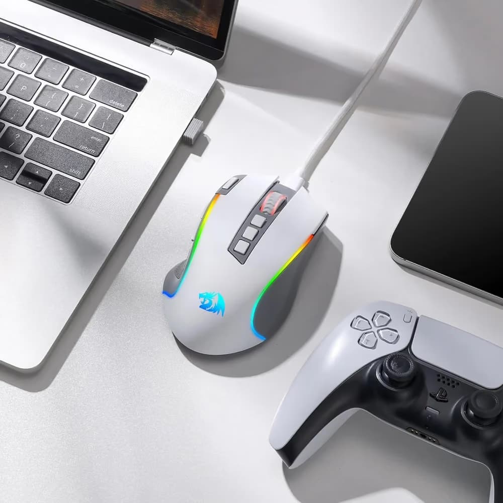 Redragon M612 Predator Pro White/Grey image