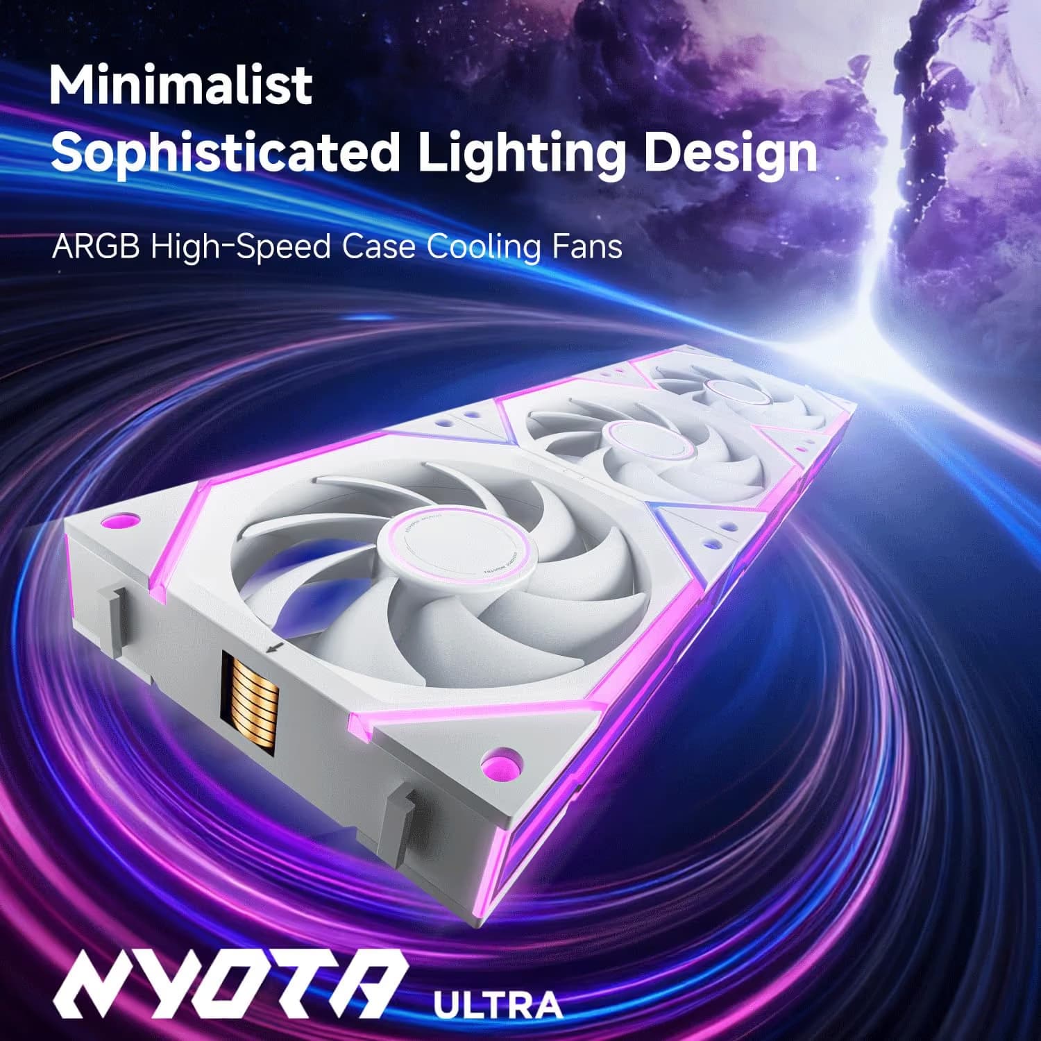 AsiaHorse Nyota Ultra 120mm White 3-pack image