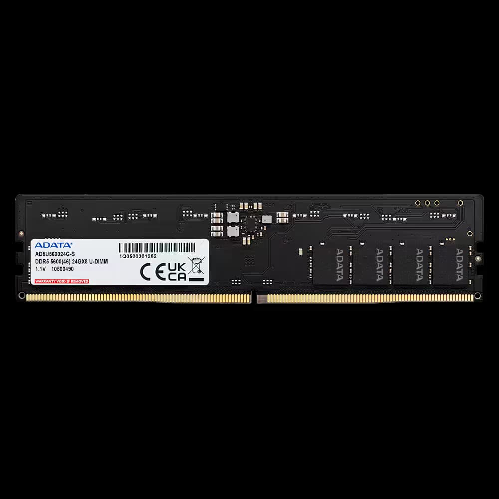 Adata DDR5-5600 U-DIMM 24GB (1x24GB) CL46 Black main image